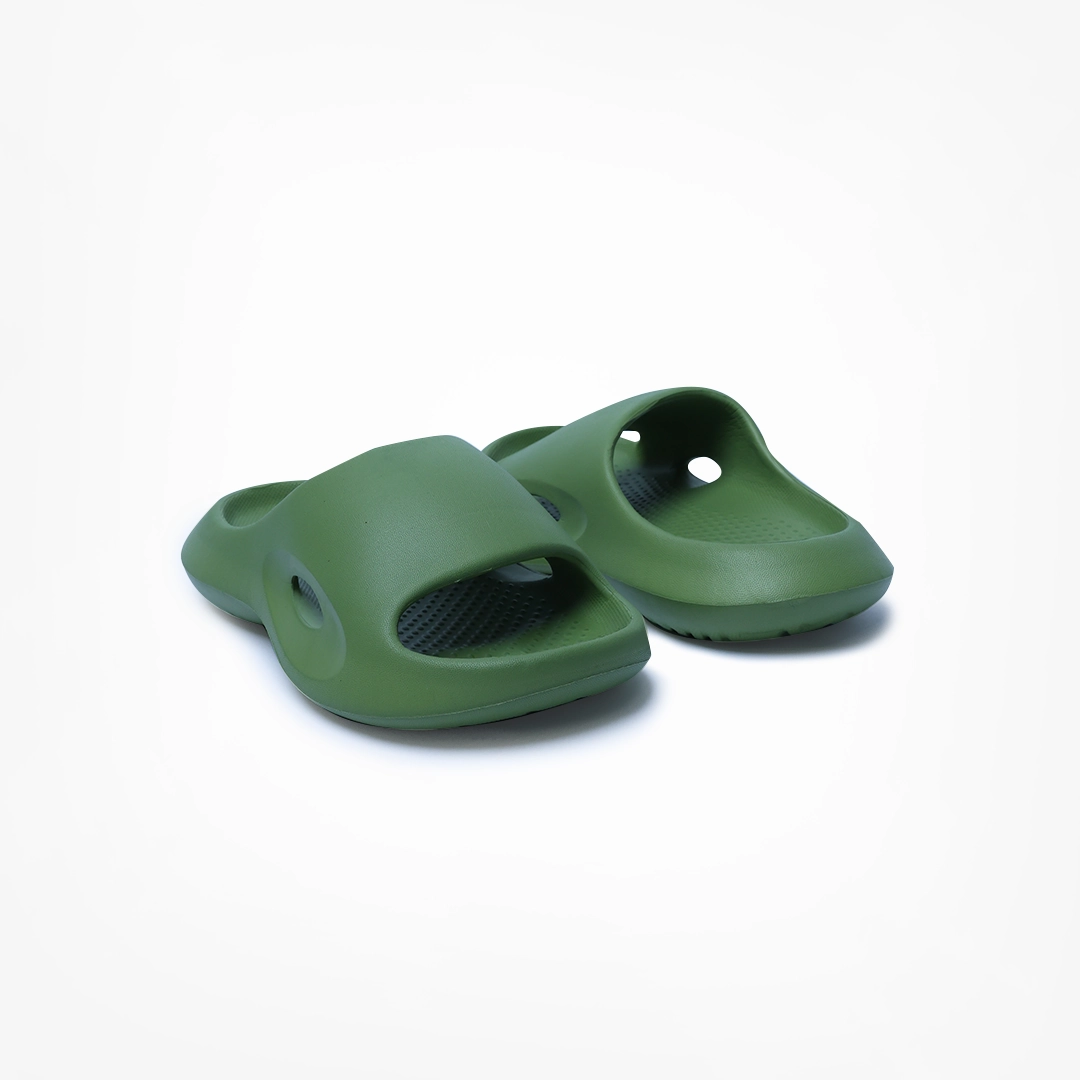 Birdsoles -  Cotton Clouds Slides - Green Birdsoles to Born