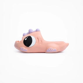 Birdsoles - Fishy Friends Slides - Pink Birdsoles barefoot shoes with natural toe spread