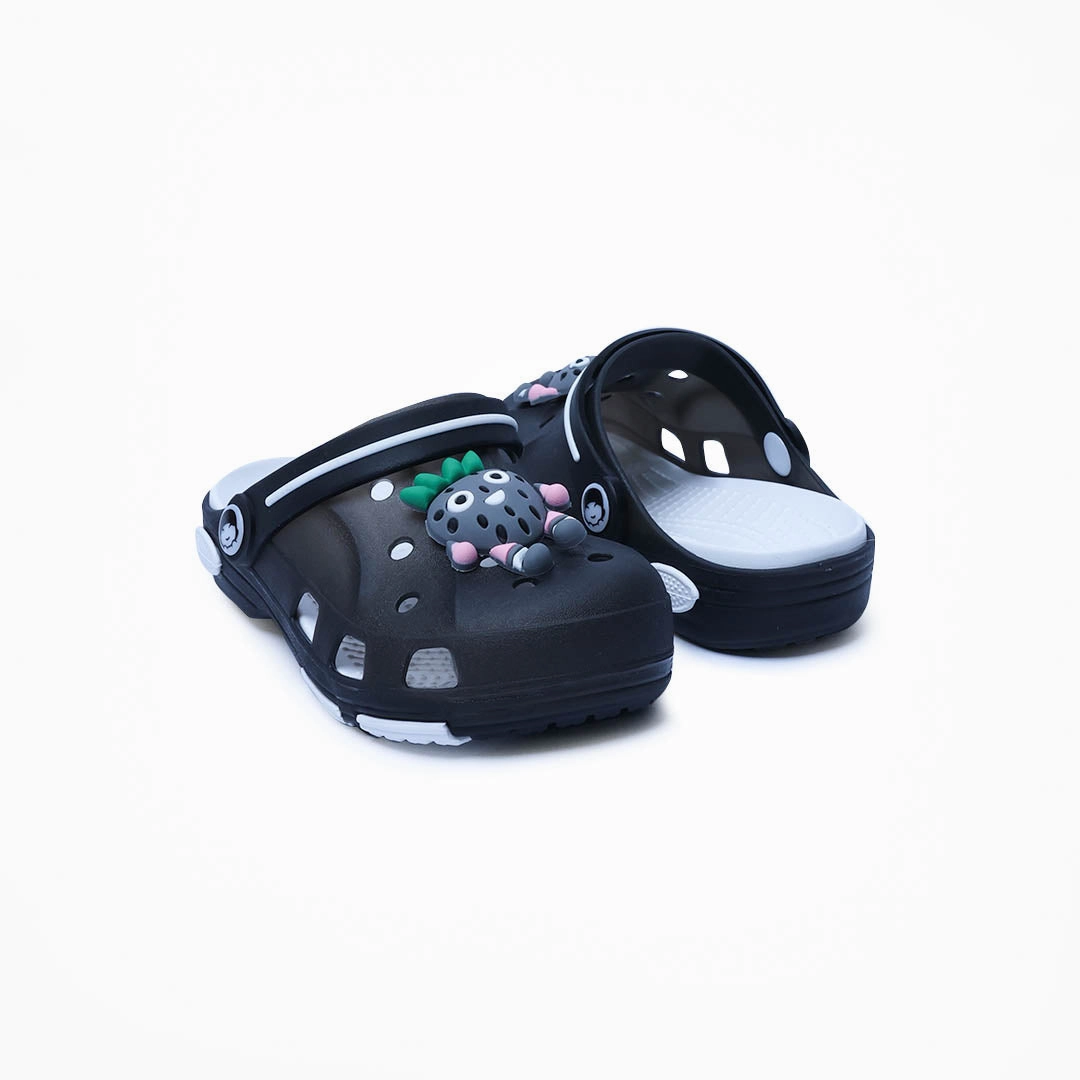 Birdsoles - Happy Hoppers Clogs - Black Birdsoles to Born