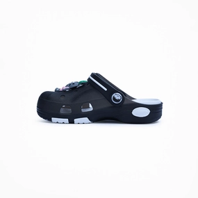 Birdsoles - Happy Hoppers Clogs - Black Birdsoles barefoot shoes with natural toe spread
