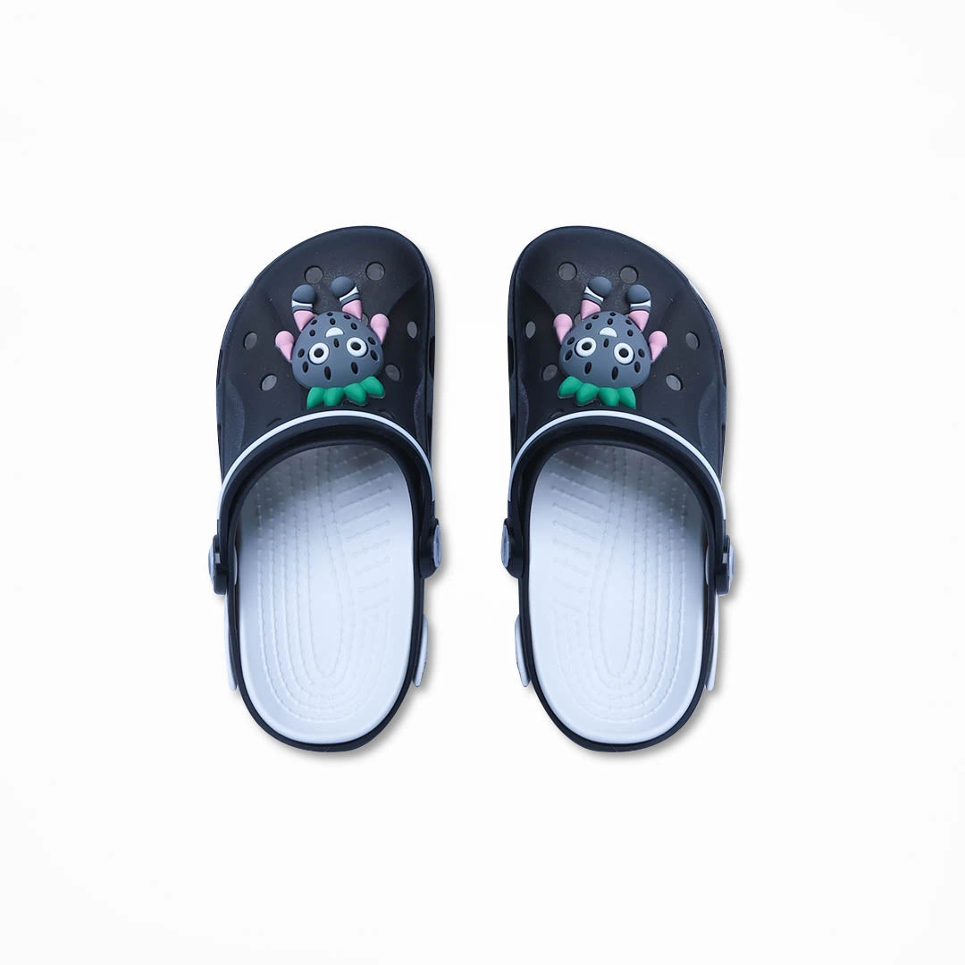 Birdsoles - Happy Hoppers Clogs - Black Birdsoles to Born