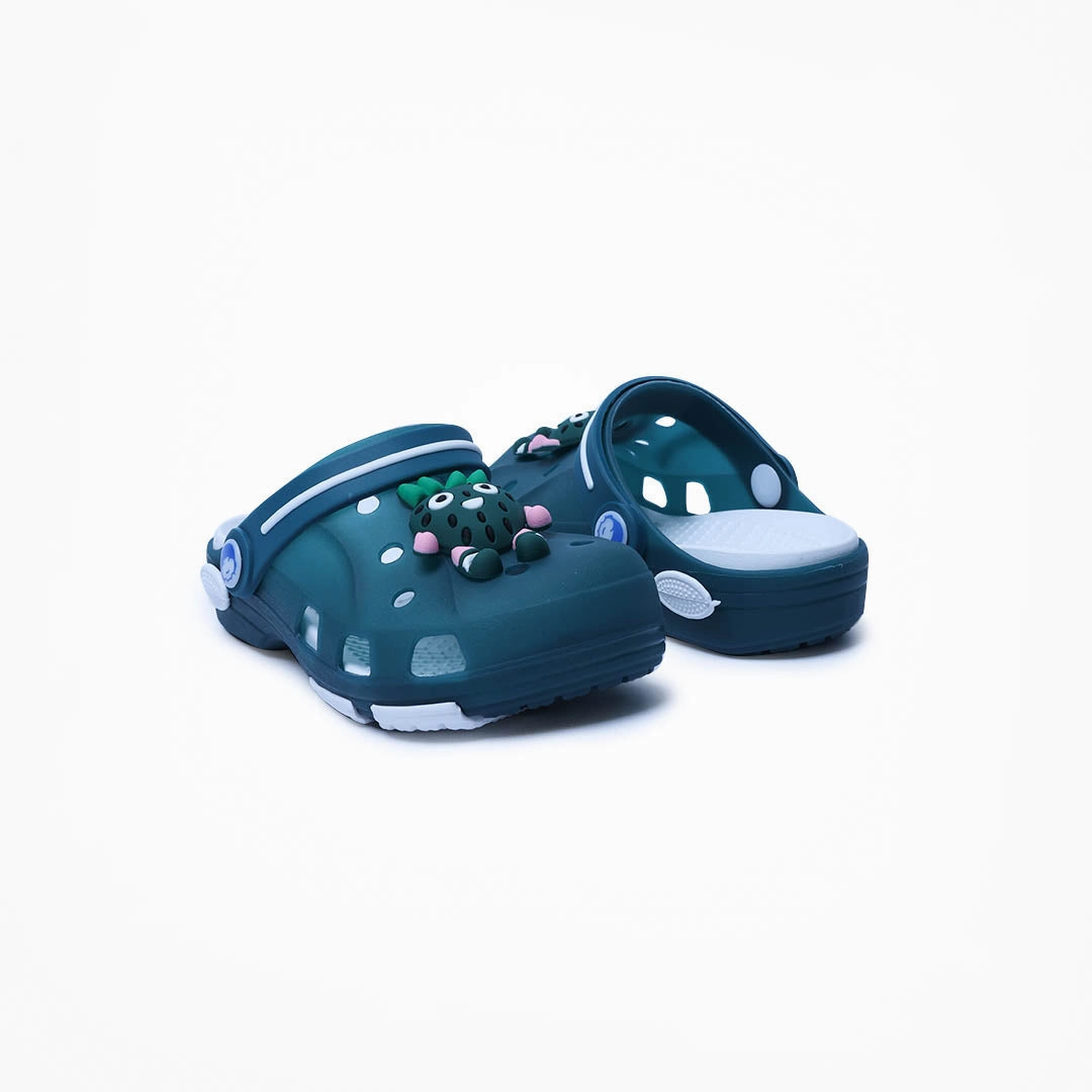 Birdsoles - Happy Hoppers Clogs - Green Birdsoles to Born