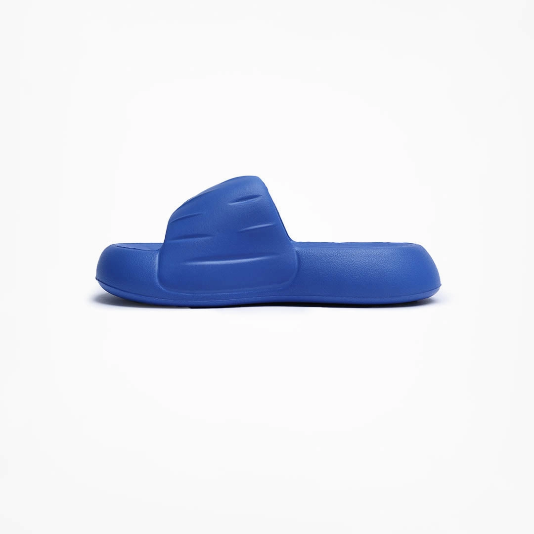 Birdsoles - Kiwi Slides - Blue Birdsoles barefoot shoes with natural toe spread