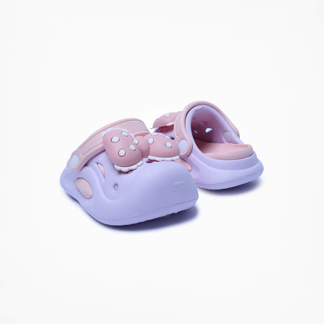 Birdsoles - Little Hops Clogs - Purple Birdsoles to Born