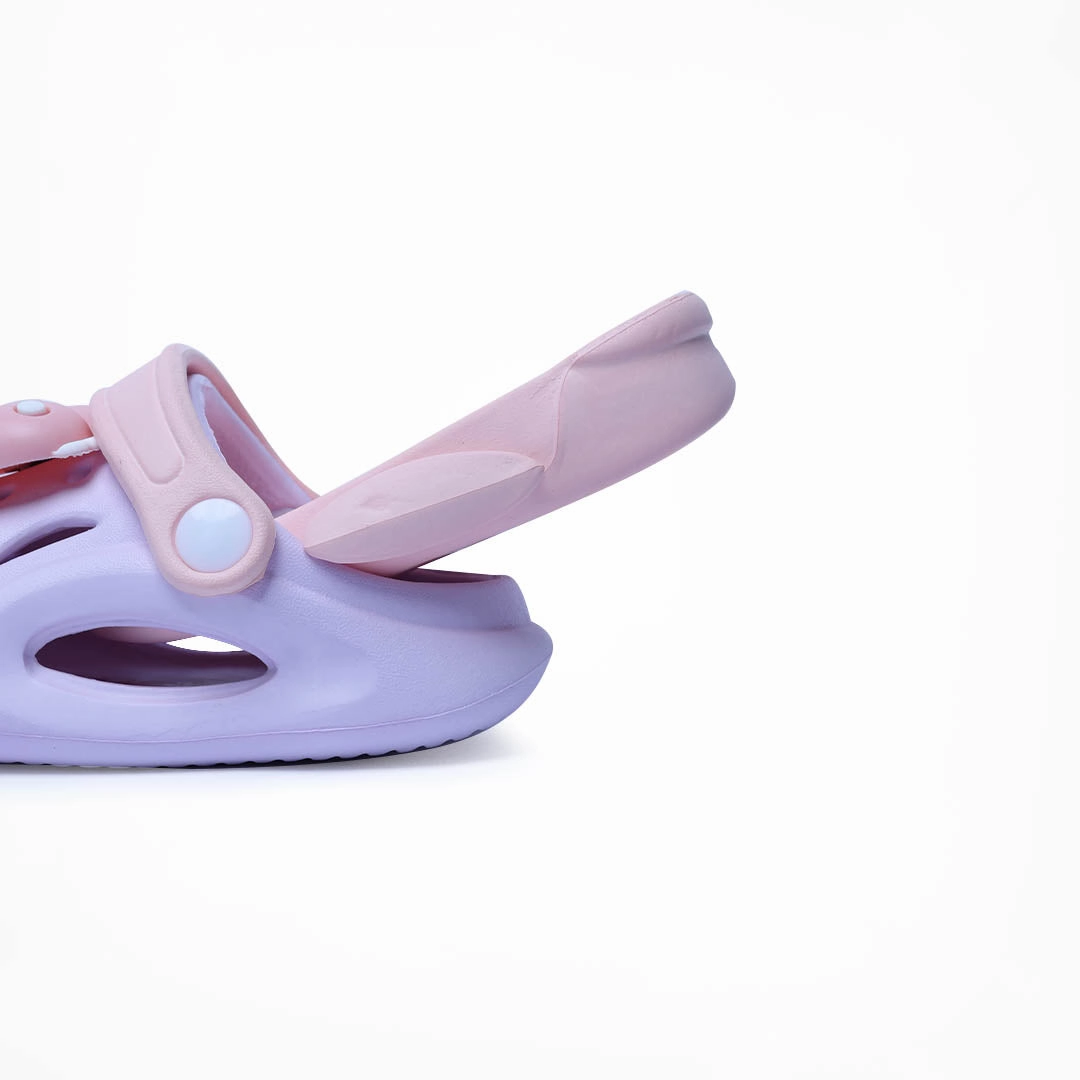 Birdsoles - Little Hops Clogs - Purple Birdsoles to Born