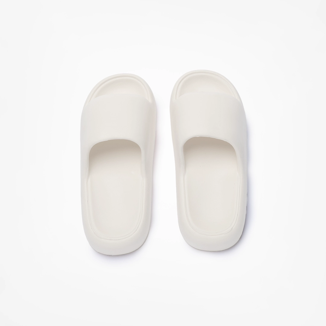 Birdsoles -  Mellow Steps Slides - White Birdsoles to Born