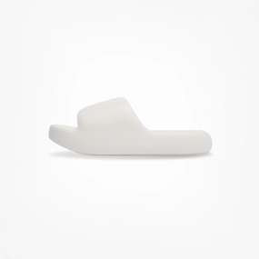 Birdsoles -  Mellow Steps Slides - White Birdsoles barefoot shoes with natural toe spread