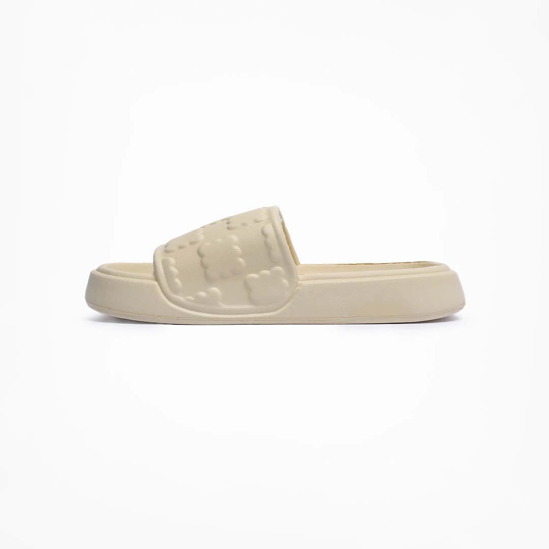 Birdsoles - Soft Plover Slides - Cream Birdsoles barefoot shoes with natural toe spread
