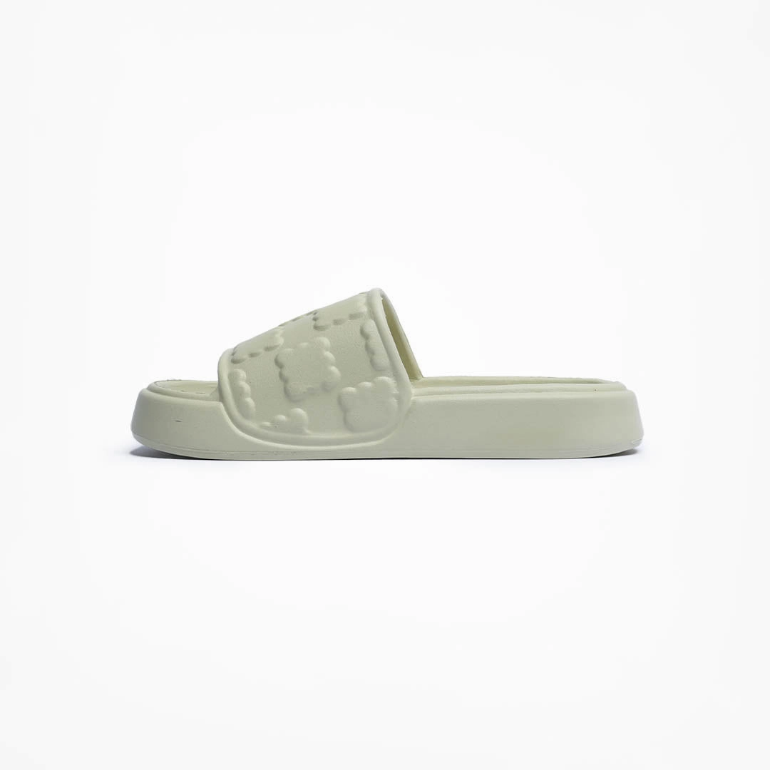 Birdsoles -  Soft Plover Slides - White Birdsoles barefoot shoes with natural toe spread