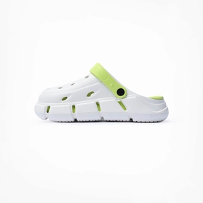 Birdsoles - Swift Soars Clogs - White Birdsoles barefoot shoes with natural toe spread