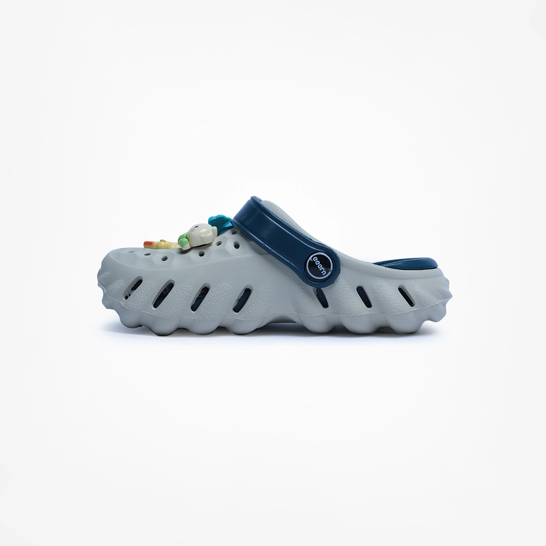 Birdsoles -  Wave Riders Clogs - Grey Birdsoles barefoot shoes with natural toe spread