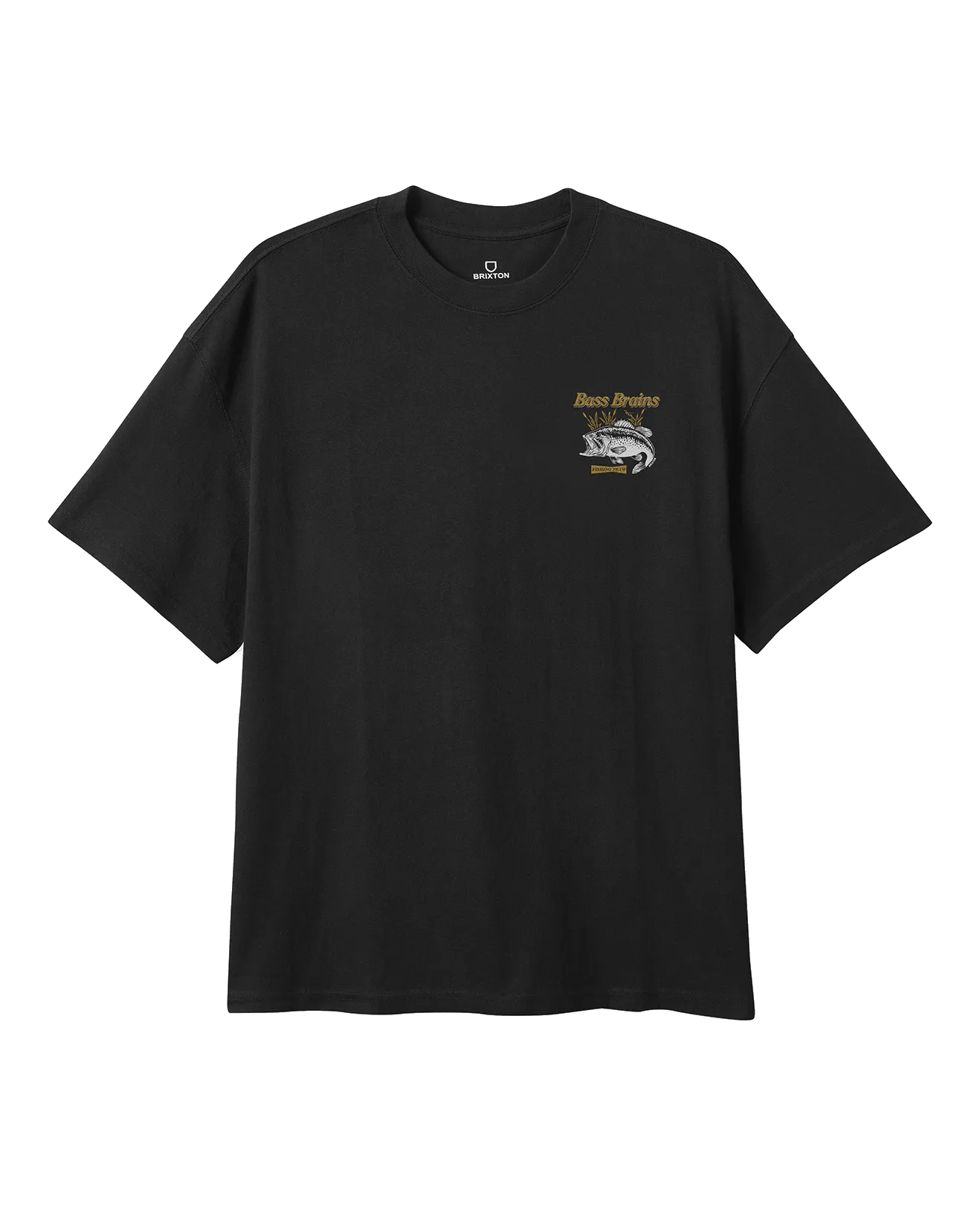 Brixton Clothing Bass Brains FT T-Shirt in Black