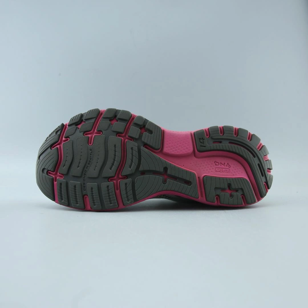 BROOKS GHOST 14 performance running shoe visuals