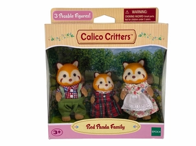 Calico Critter - Red Panda Family