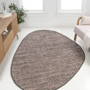Callan Modern Rustic Abstract Indoor/Outdoor Shaped Area Rug Jonathan Y Home