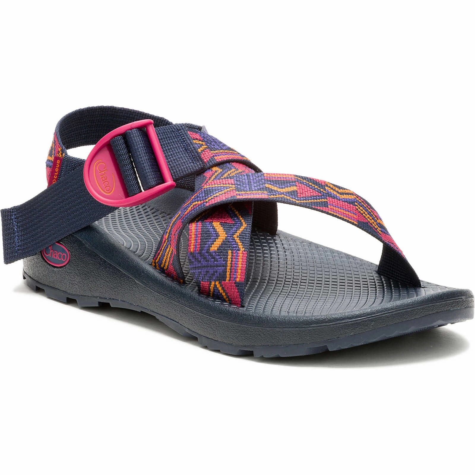 CHACO MEGA Z/CLOUD WIDE-STRAP CUSHIONED SANDAL MEN'S Chaco outdoor sandals with arch support