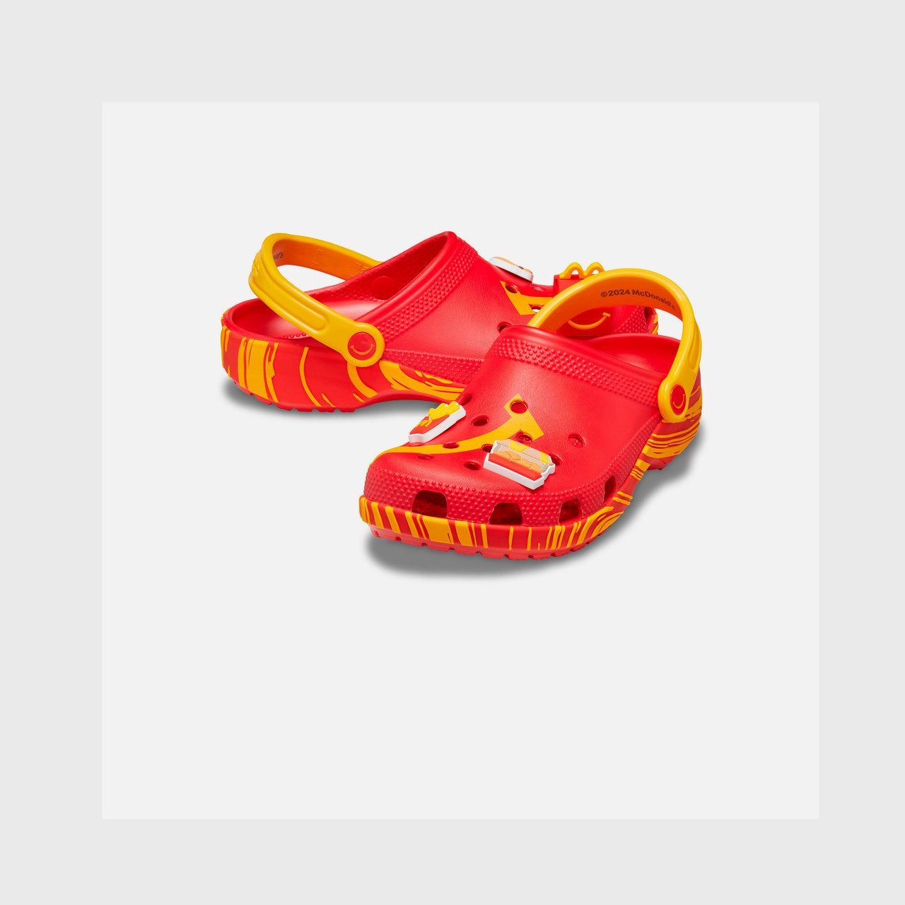 Classic Clog x McDonalds Speed racing sneakers