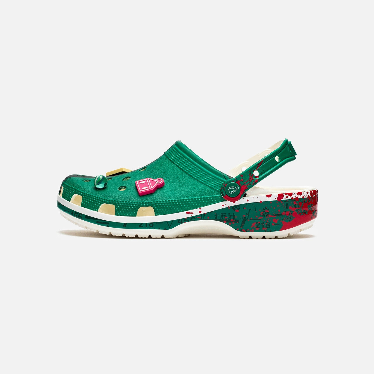 Classic Clog x Squid Games Speed racing sneakers