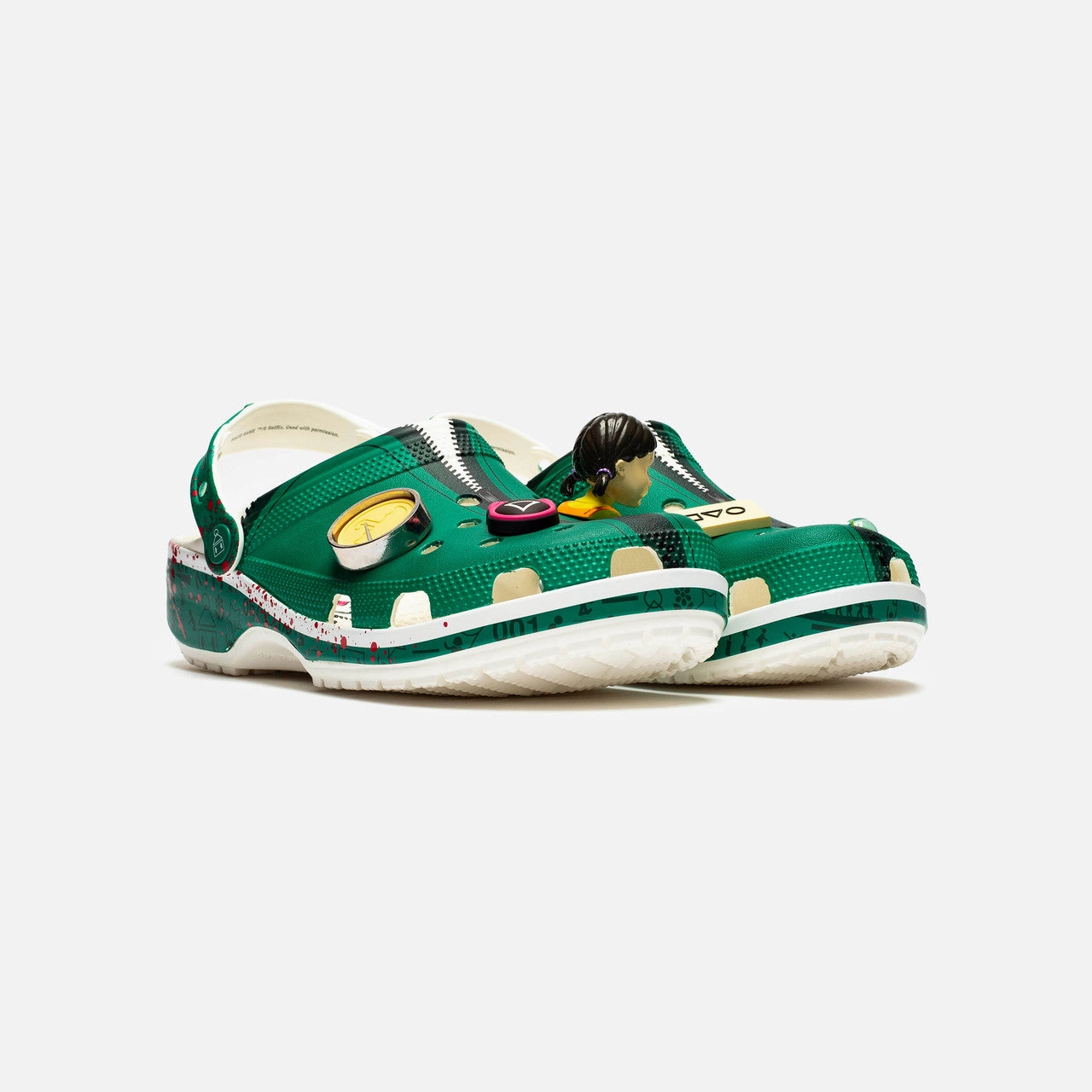Classic Clog x Squid Games Speed racing sneakers