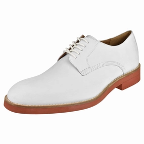 Classic White Buck Peter Huber handcrafted leather shoes
