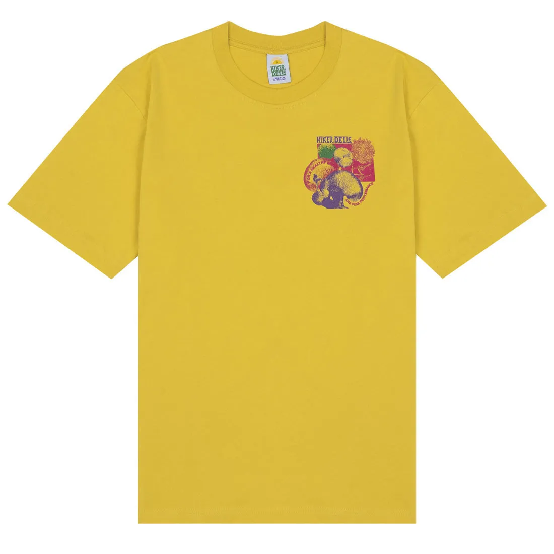 Clothing Hikerdelic Hikerdelic Sporeswear SS T-Shirt Washed Yellow