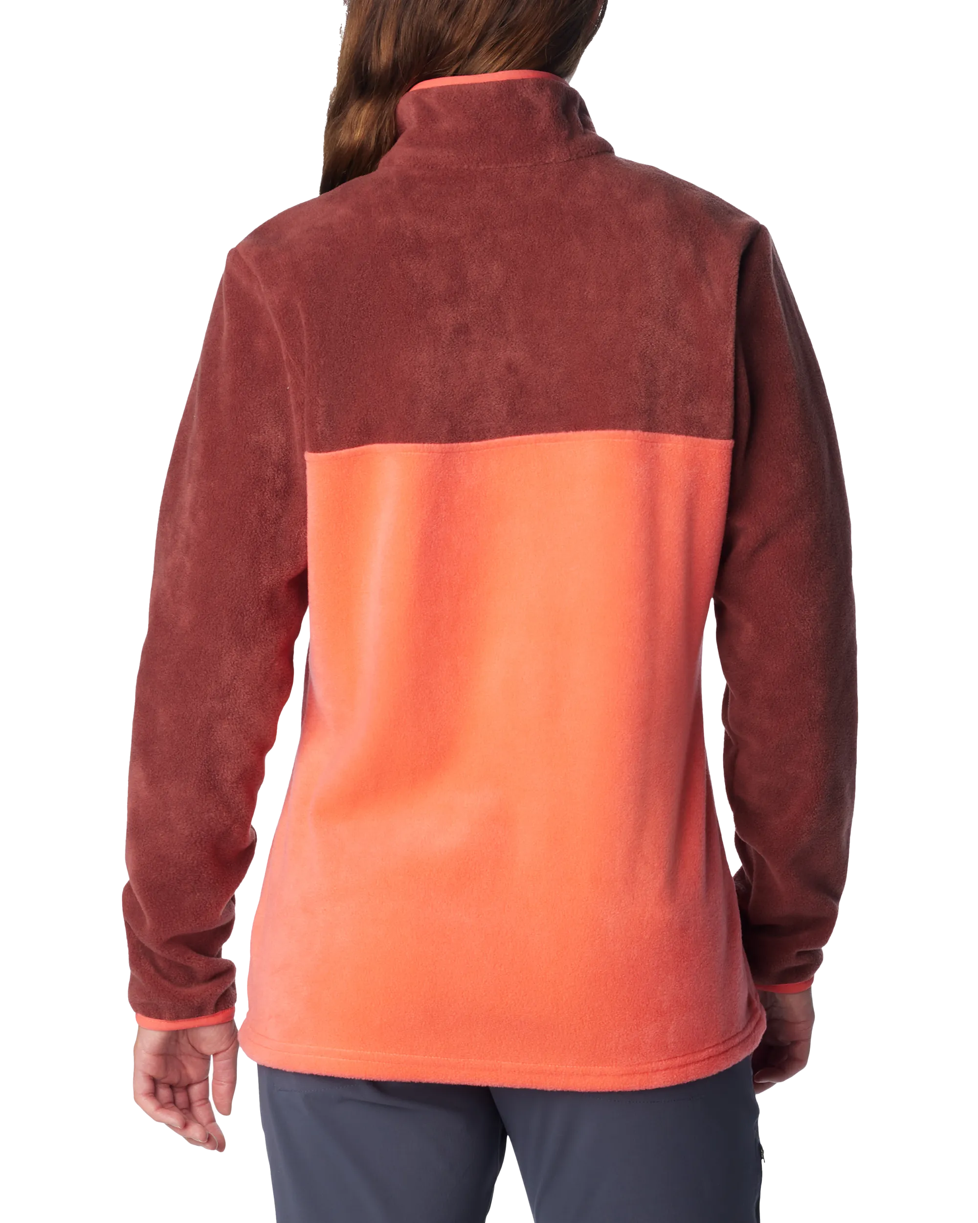 Columbia Clothing Benton Springs Half Snap Pullover Fleece Jacket in Juicy & Spice
