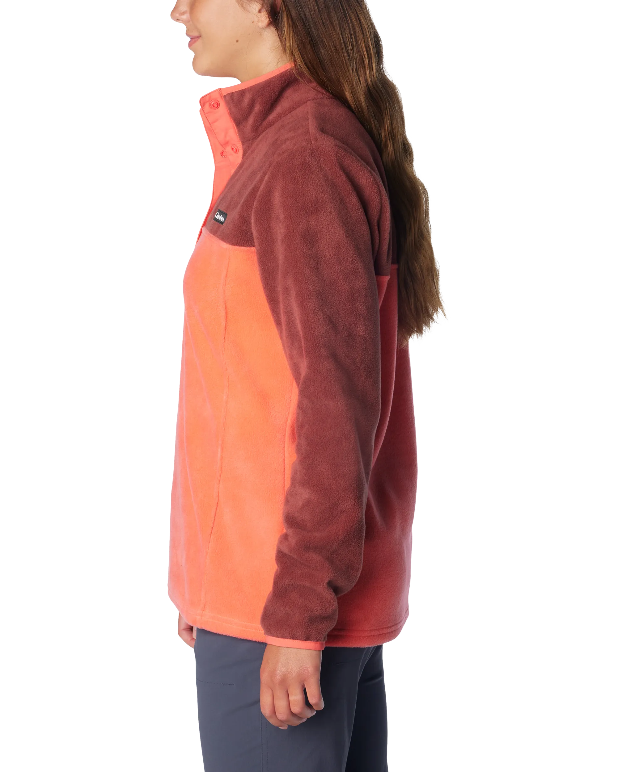 Columbia Clothing Benton Springs Half Snap Pullover Fleece Jacket in Juicy & Spice