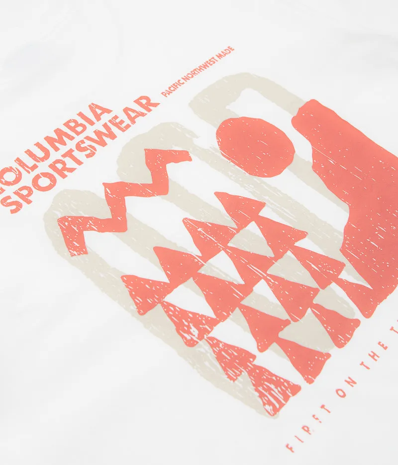 Columbia Explorers Canyon Back T-Shirt - White / Explore Outdoors Columbia