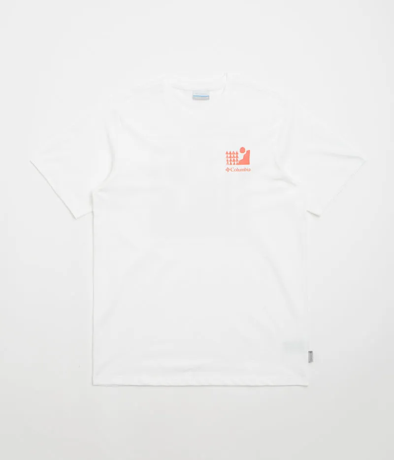 Columbia Explorers Canyon Back T-Shirt - White / Explore Outdoors Columbia