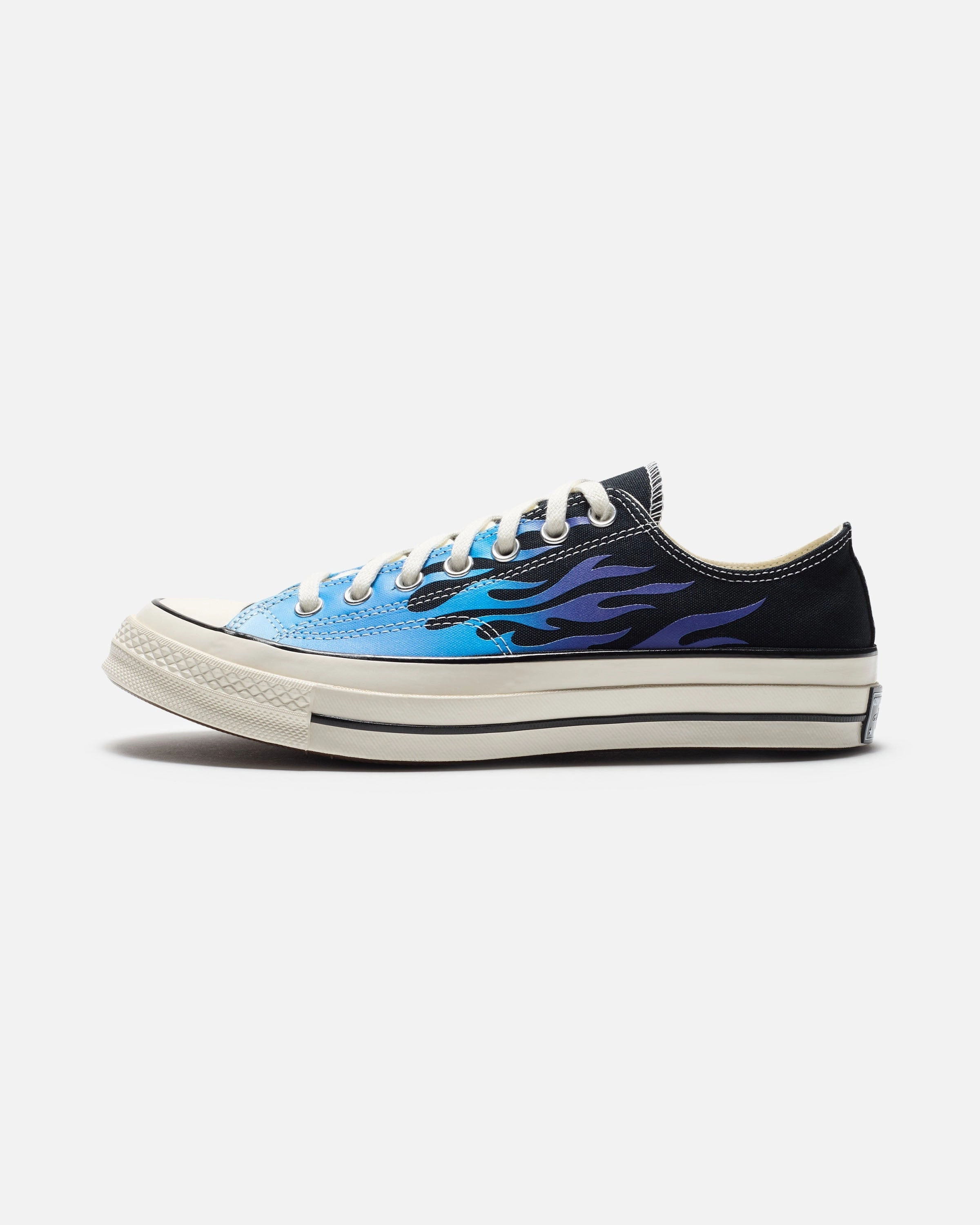 CONVERSE CHUCK 70 - OX BLACK/ BLUE Womens vintage sneakers