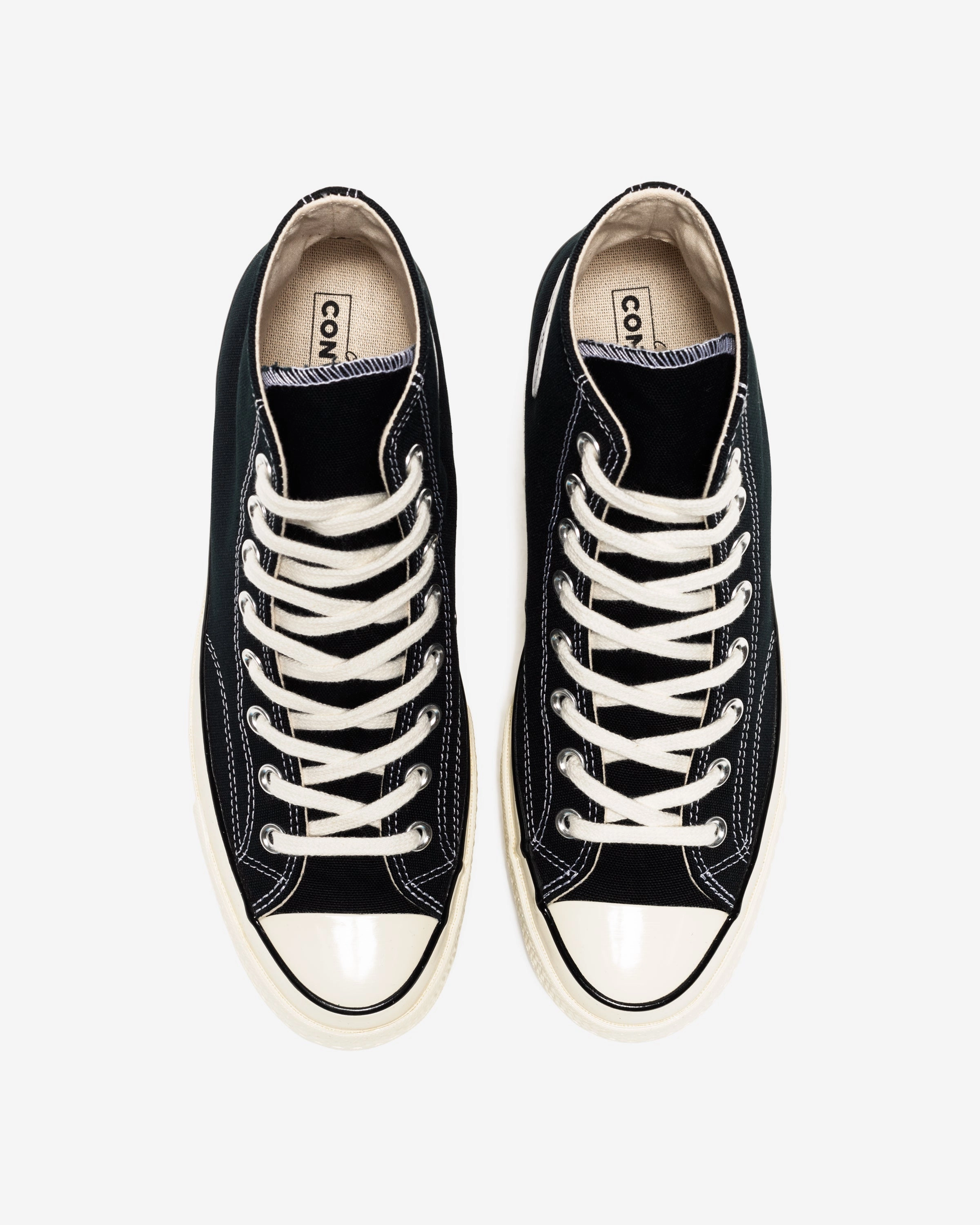 CONVERSE CHUCK 70 HI - BLACK/EGRET Womens vintage sneakers