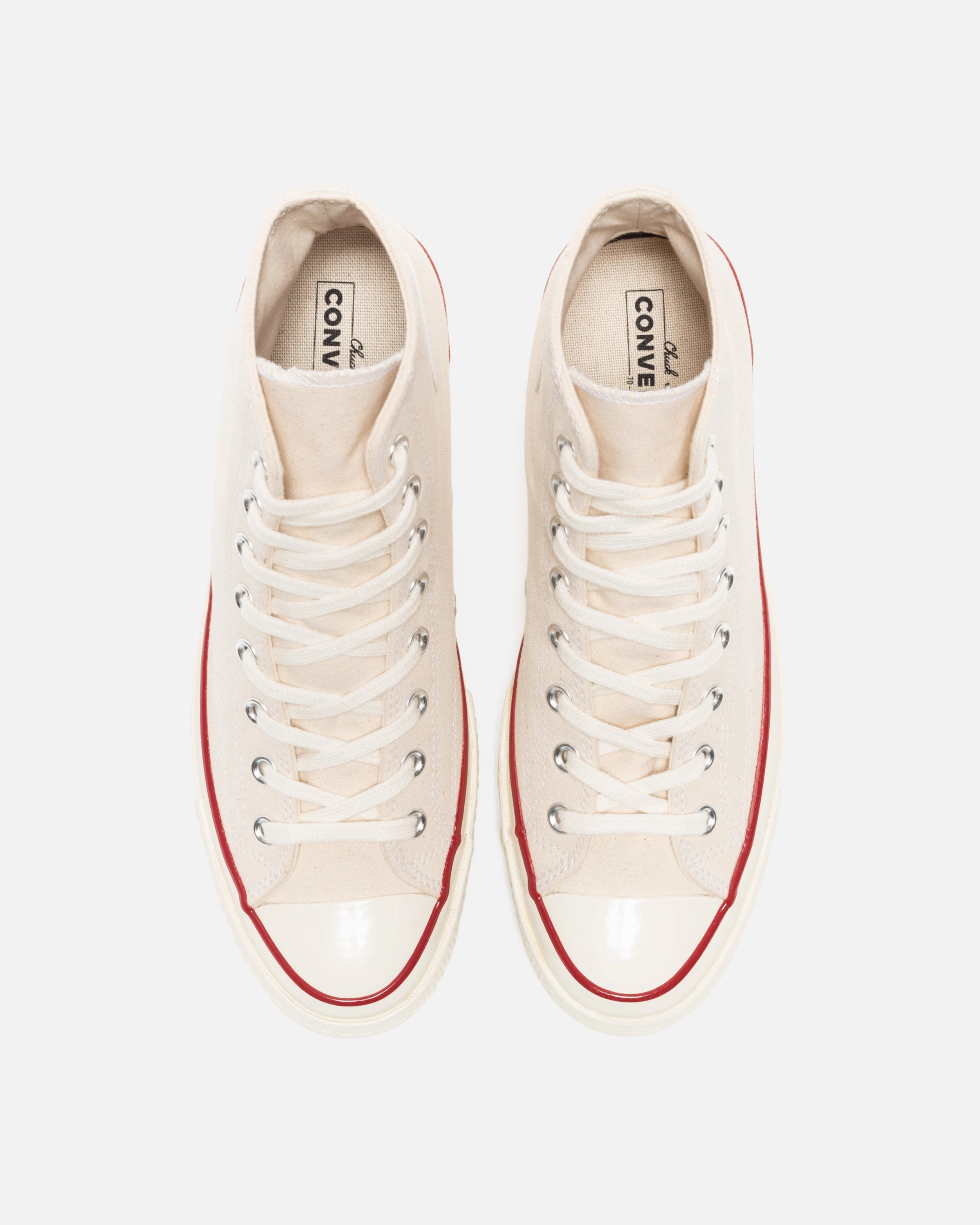 CONVERSE CHUCK 70 HI - PARCHMENT/GARNET/EGRET Womens vintage sneakers