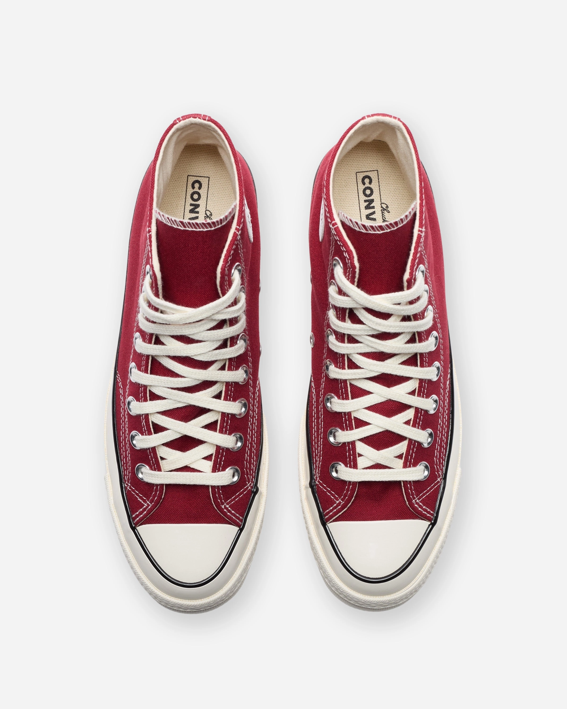 CONVERSE CHUCK 70 HI - PARKRED/ EGRET Womens vintage sneakers