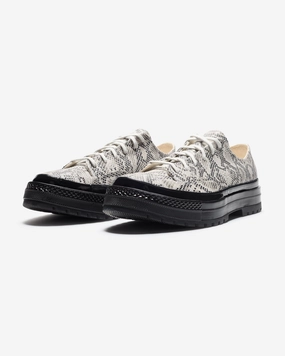CONVERSE CHUCK 70 NATIONAL OX BARELY GREY/BLACK Classic Chuck sneakers