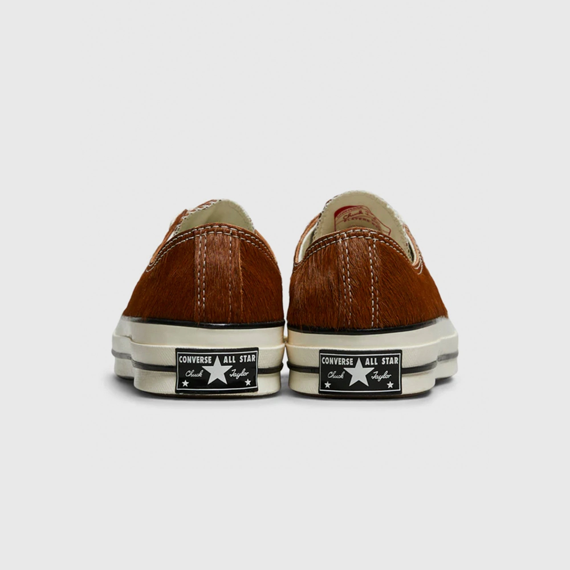 Converse Chuck 70  Pony Hair Brown / Egret Heritage style lace-ups