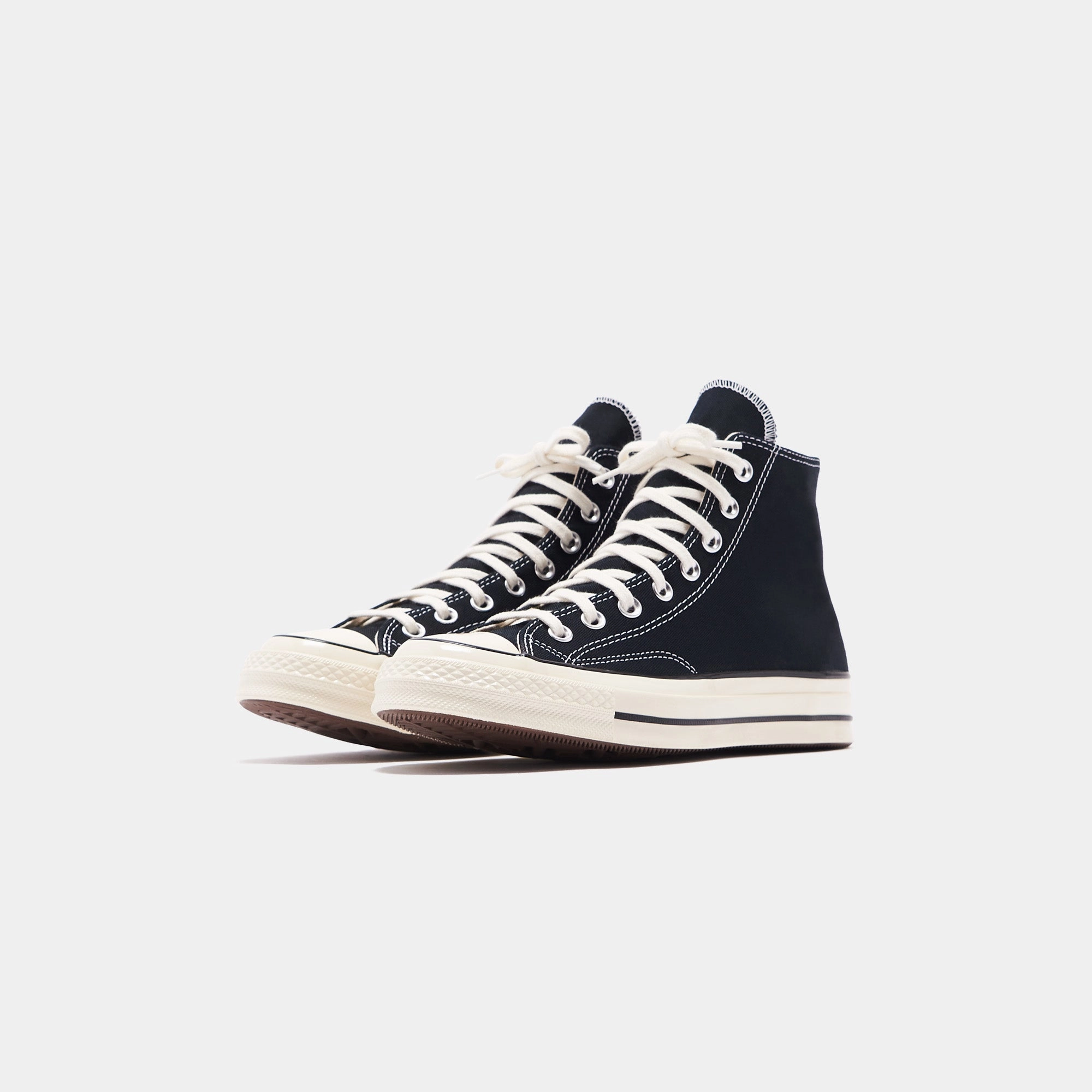 Converse Chuck Taylor '70 High - Black / Egret Heritage style lace-ups