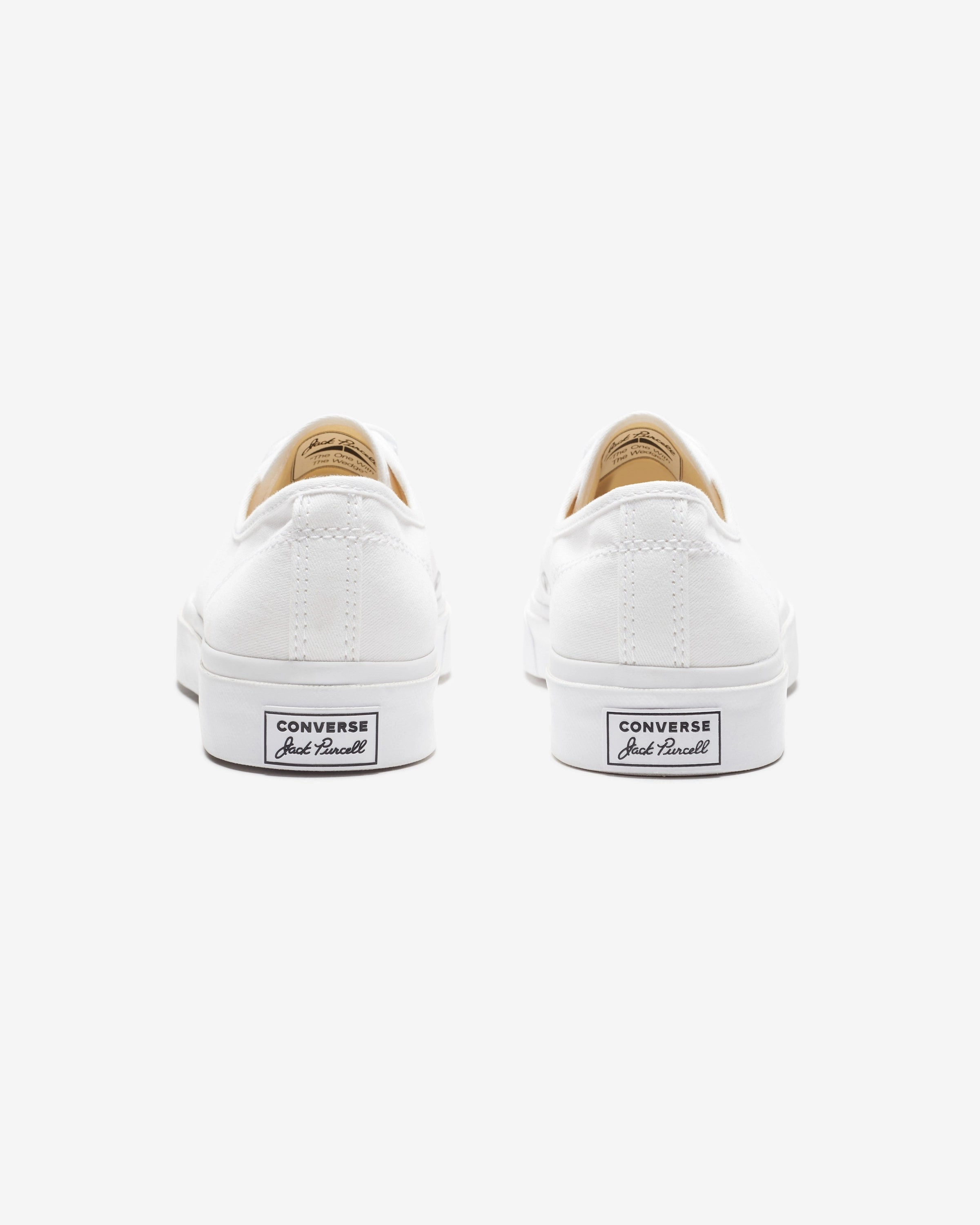 CONVERSE JACK PURCELL OX - WHITE/ BLACK Womens vintage sneakers