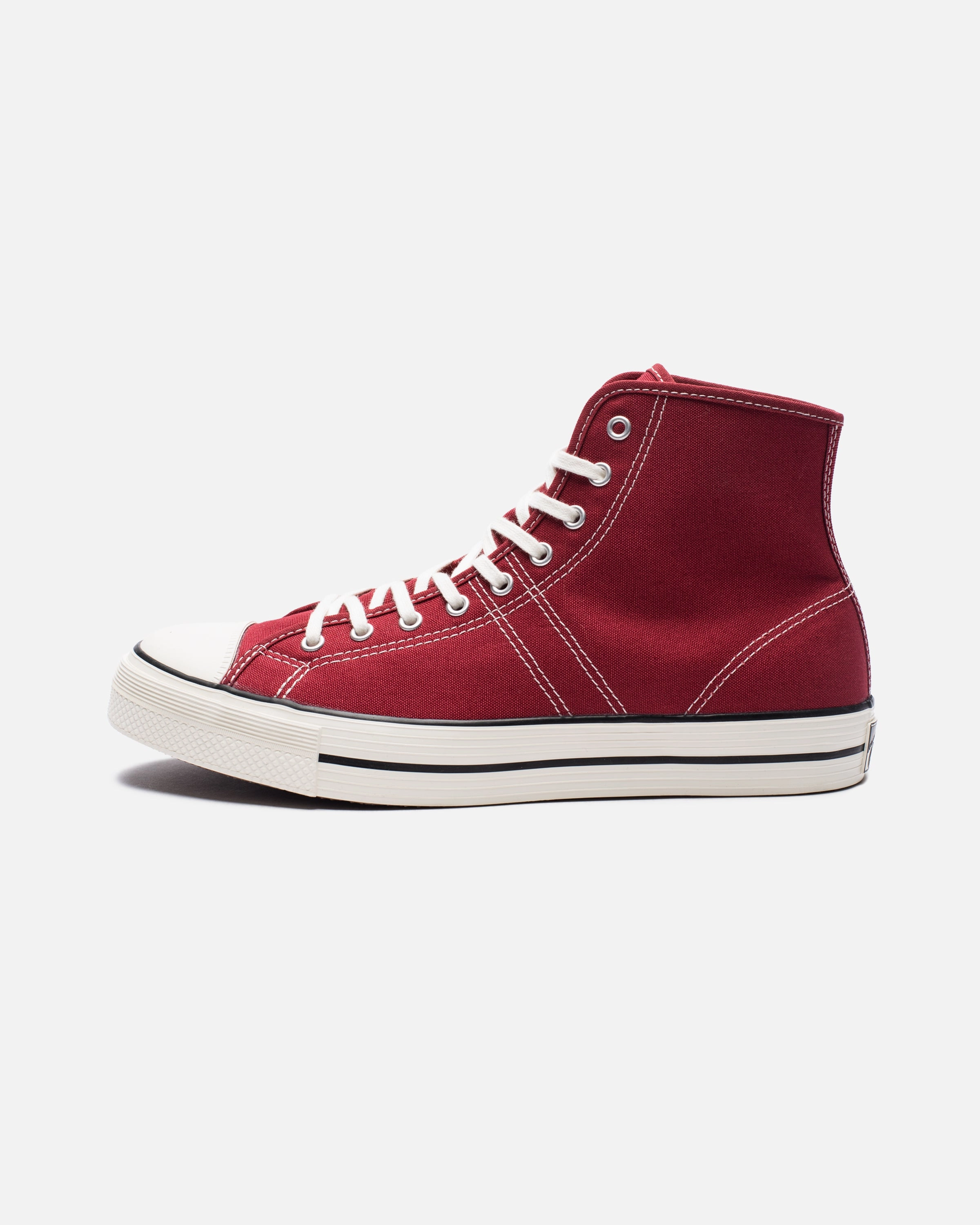 CONVERSE LUCKY STAR HI - GARNET/ EGRET Womens vintage sneakers