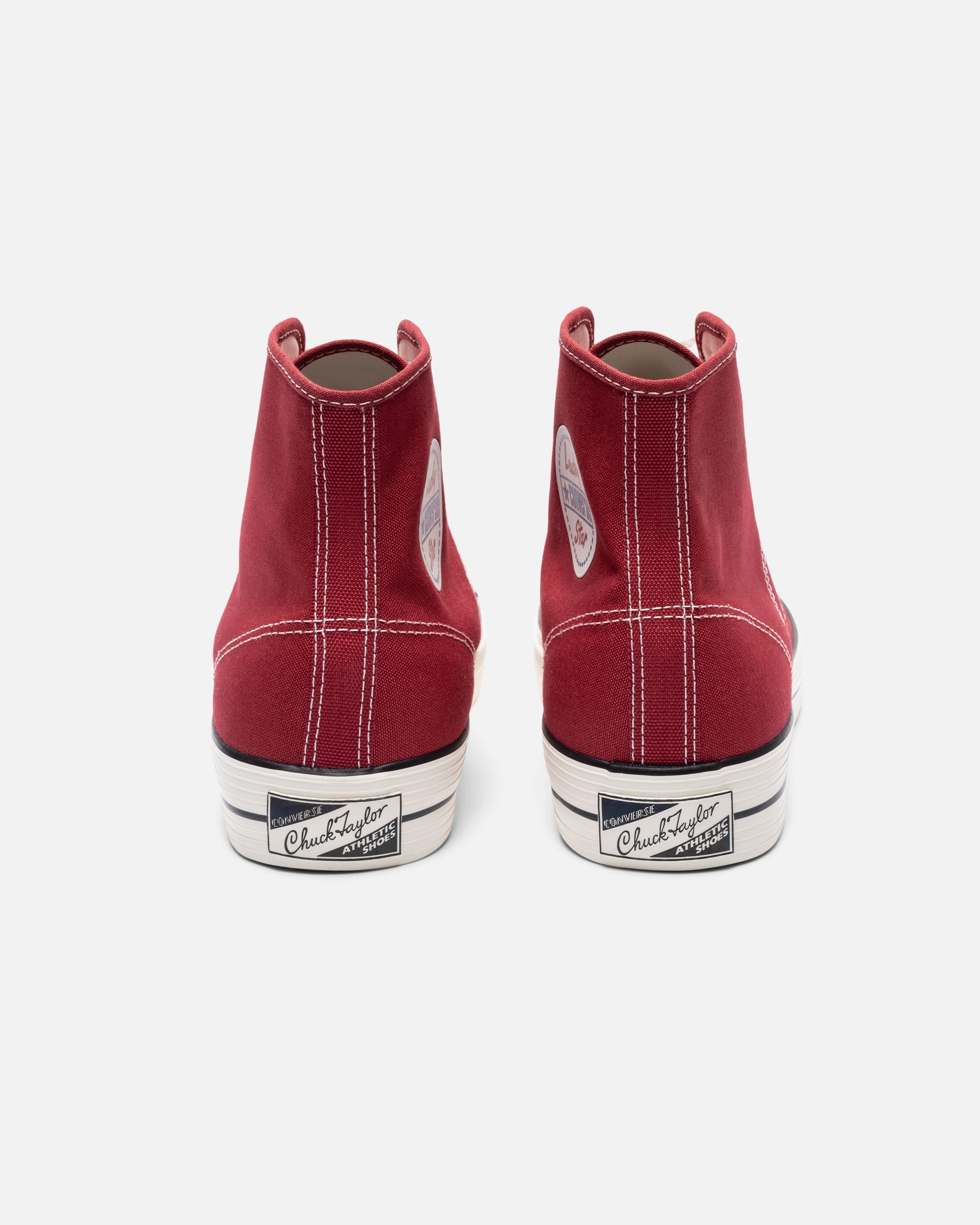CONVERSE LUCKY STAR HI - GARNET/ EGRET Womens vintage sneakers