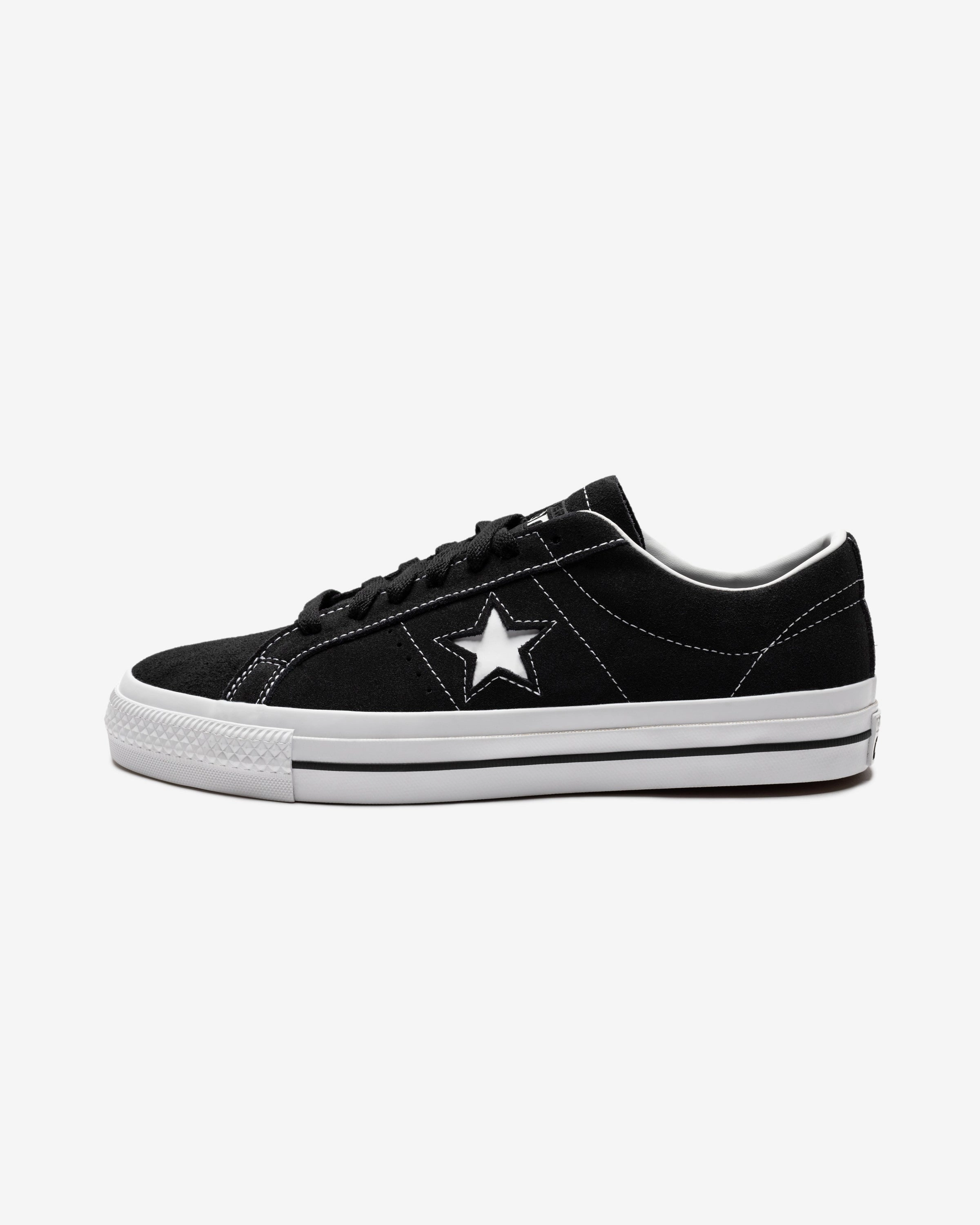 CONVERSE ONE STAR PRO OX - BLACK/ WHITE Womens vintage sneakers