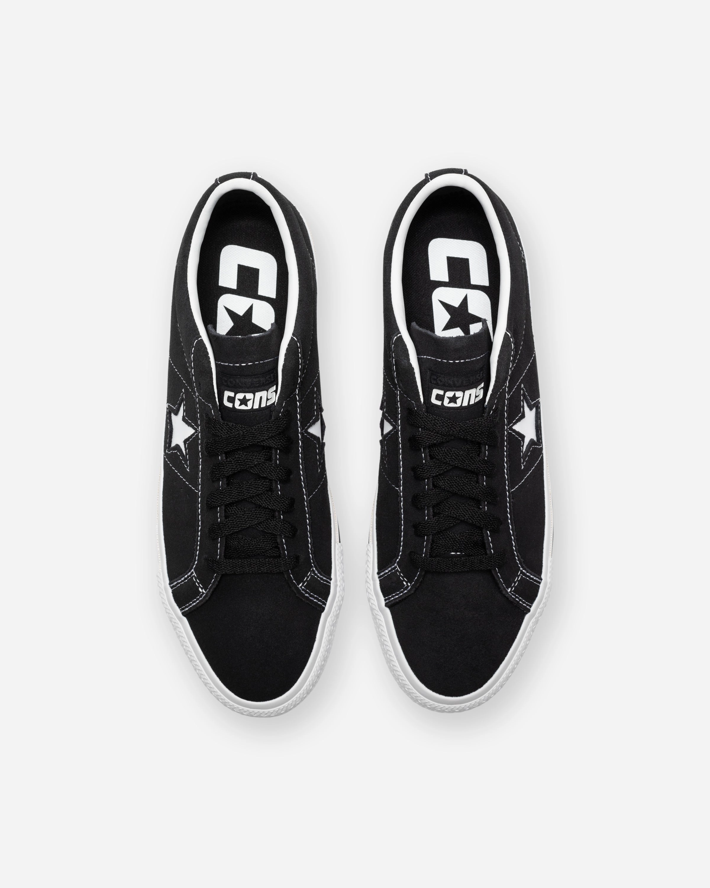 CONVERSE ONE STAR PRO OX - BLACK/ WHITE Womens vintage sneakers