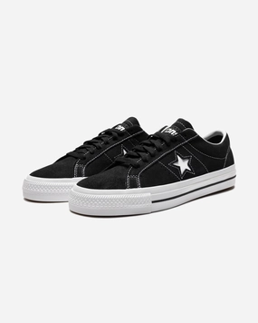 CONVERSE ONE STAR PRO OX - BLACK/ WHITE Classic Chuck sneakers