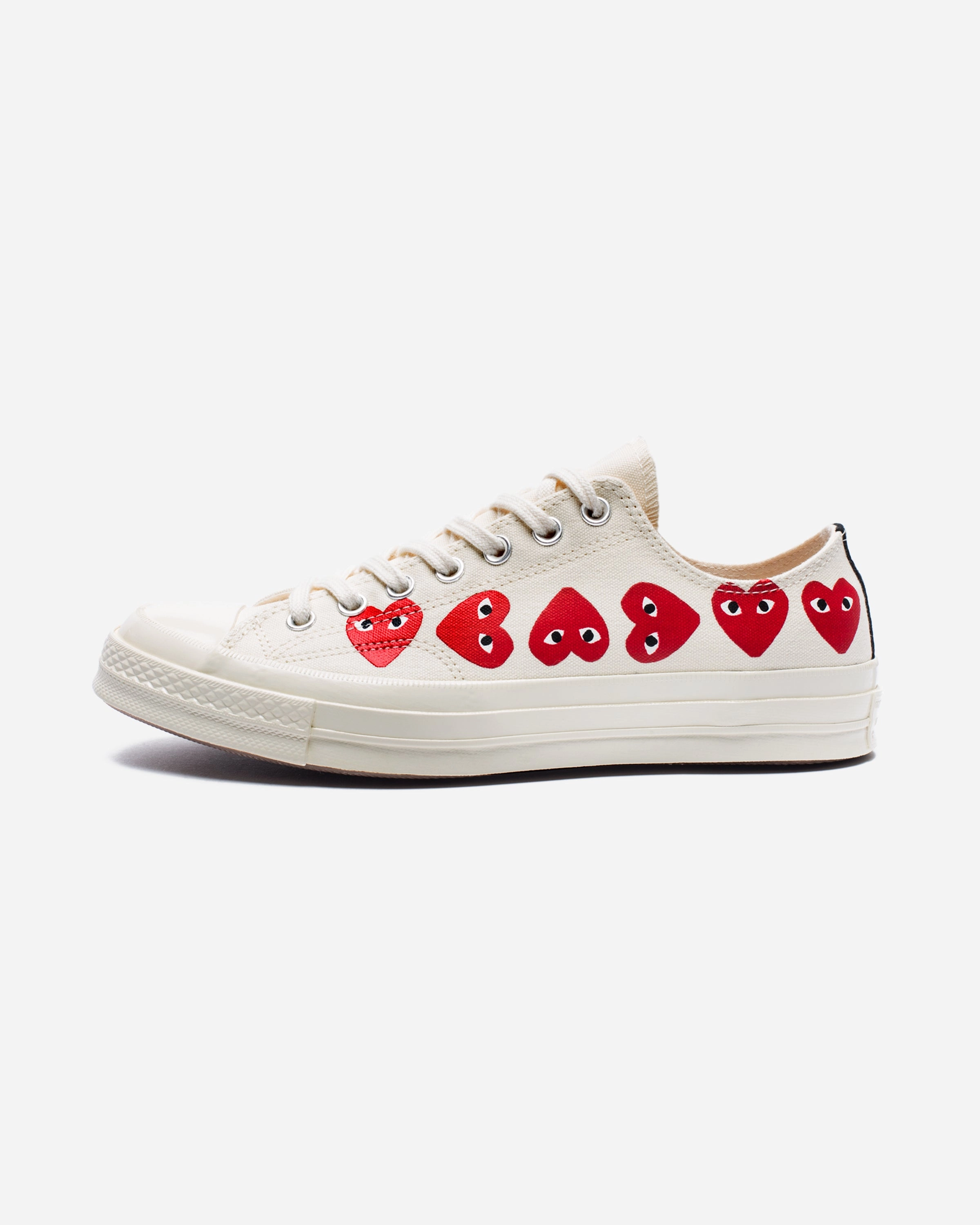 CONVERSE X CDG PLAY MULTI HEART CHUCK TAYLOR ALL STAR '70 LOW Womens vintage sneakers