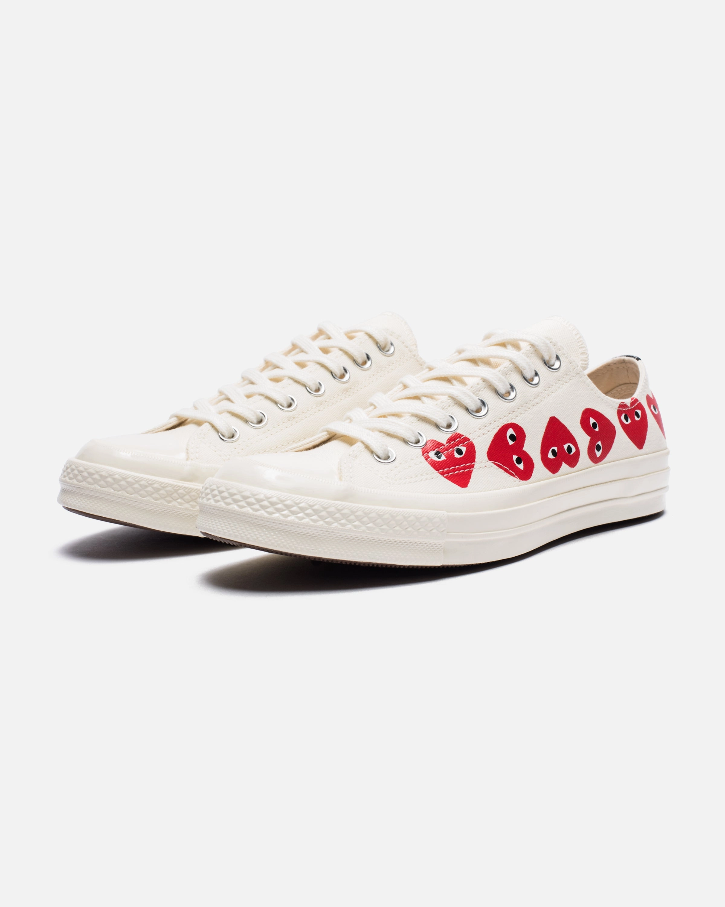 CONVERSE X CDG PLAY MULTI HEART CHUCK TAYLOR ALL STAR '70 LOW Womens vintage sneakers