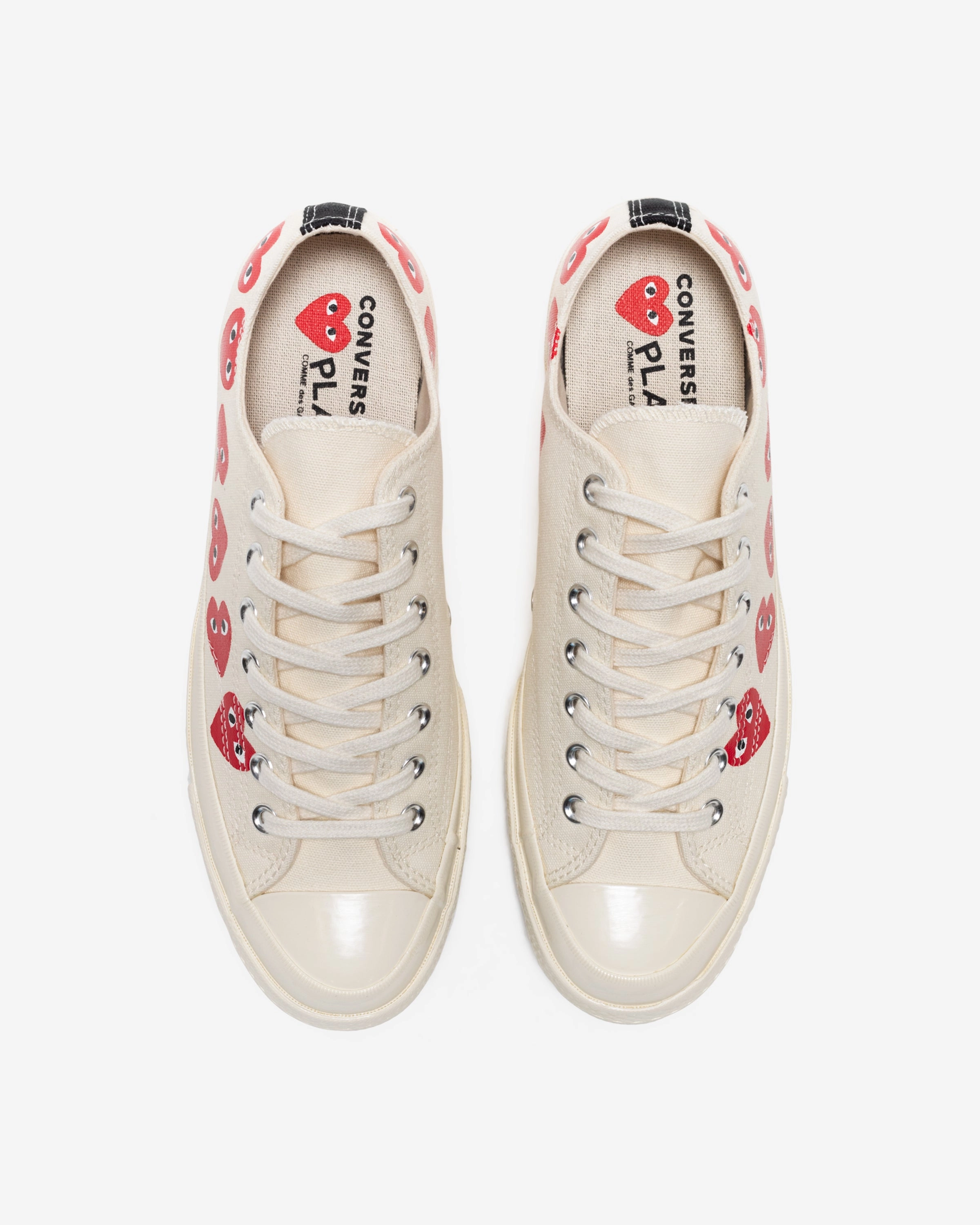 CONVERSE X CDG PLAY MULTI HEART CHUCK TAYLOR ALL STAR '70 LOW Womens vintage sneakers