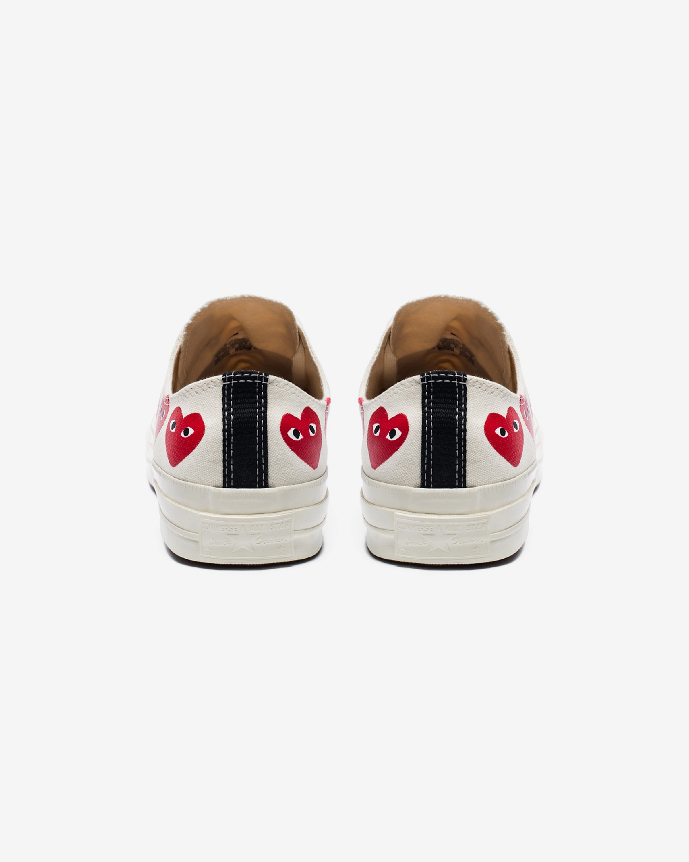 CONVERSE X CDG PLAY MULTI HEART CHUCK TAYLOR ALL STAR '70 LOW Womens vintage sneakers