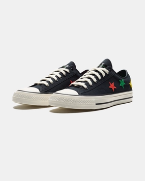 CONVERSE X DAILY PAPER STAR PLAYER 76 OX - BLACK Classic Chuck sneakers