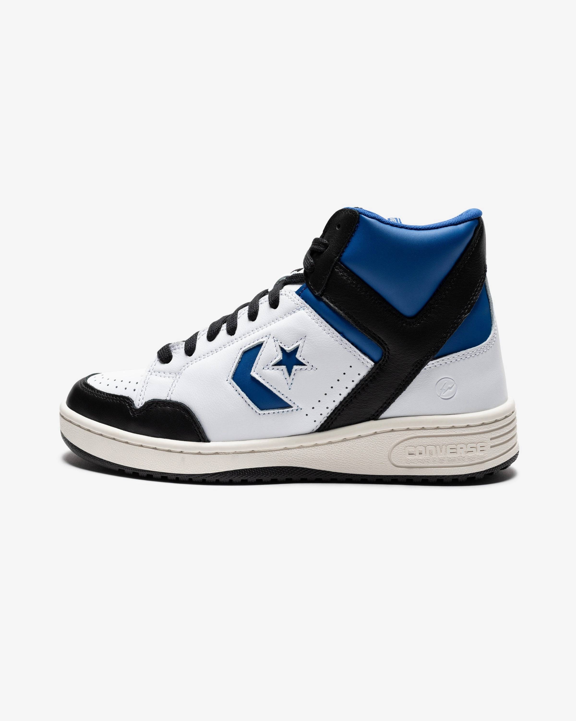 CONVERSE X FRAGMENT WEAPON MID - WHITE/ SPORTROYAL/ BLACK Womens vintage sneakers