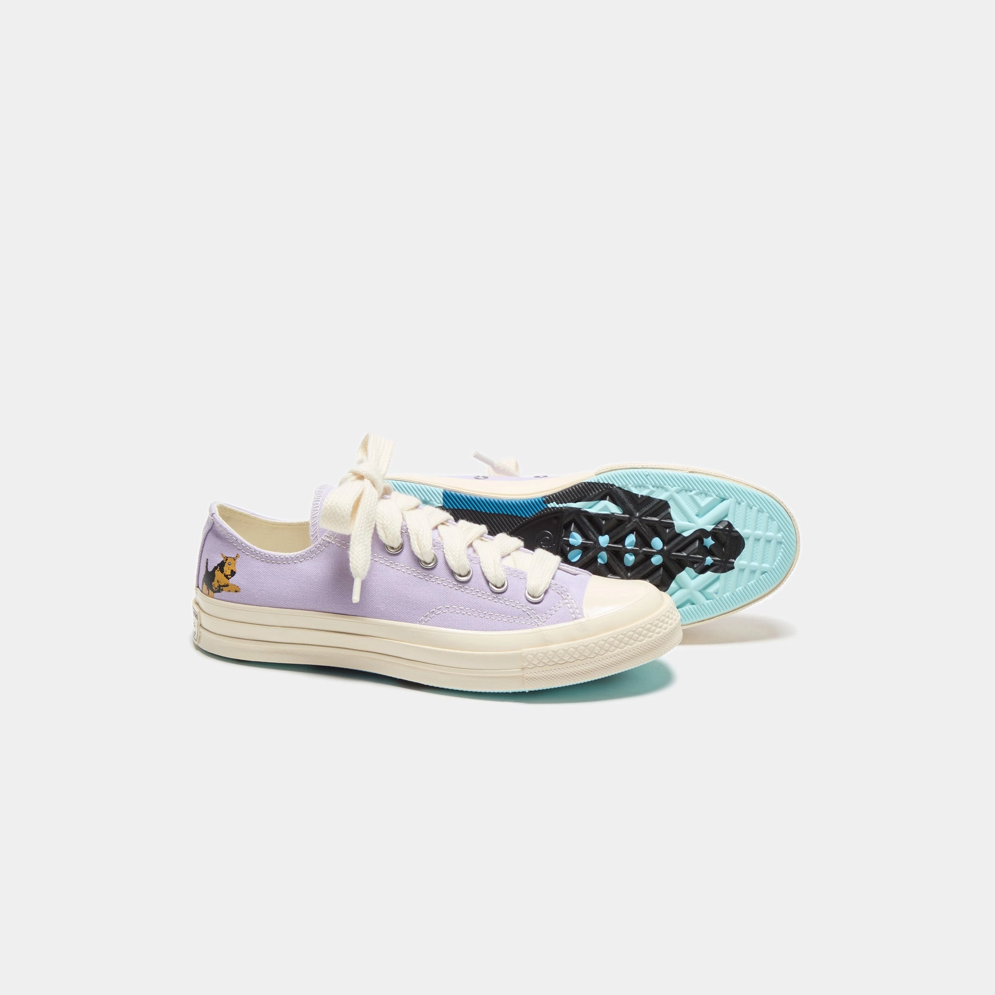 Converse x Golf Le Fleur Airedale - Orchid Petal / Multi / Winter Heritage style lace-ups