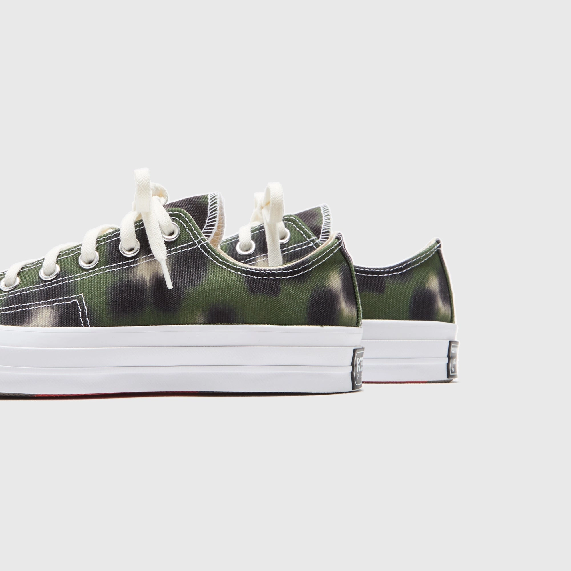 Converse x Kenzo Chuck 70 Low - Cypress / Black / White Heritage style lace-ups